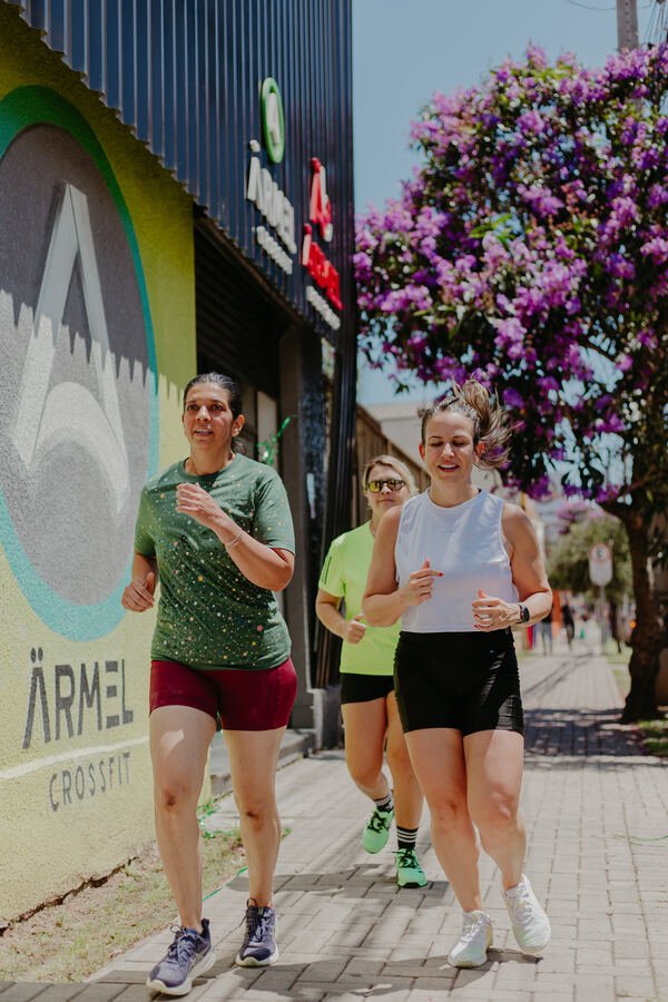 Alunos do Grupo Ärmel na academia